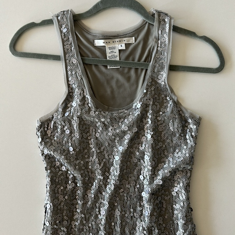 Max Studio sequin mini dress Small